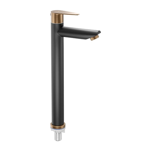 Pixaflo Vocal SS-304 Extended Tall Body Pillar Cock 12" Tap for Wash Basin
