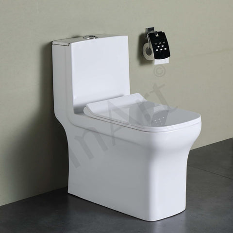 InArt Western Floor Mounted One Piece Water Closet Ceramic Western Toilet